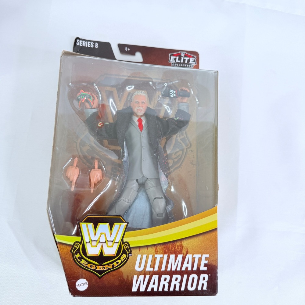 WWE Legends Series 8 Ultimate Warrior Elite Collection Action Figure GRK82